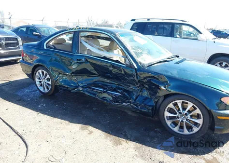 2004 BMW 330Ci из США, поврежденный, VIN WBABD53464PL12939